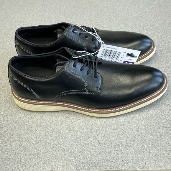 NEW Steve Madden P-Jansen Men's Size 10 Casual Oxford Black - Picture 1 of 8